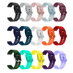 20mm Smart Silicone Premium Watch Strap Unisex Soft Durable Quick Release Replacement Band14